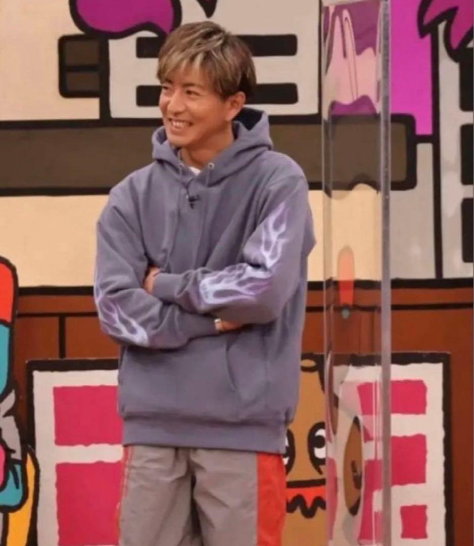 22AW ハイドアンドシークHIDEANDSEEKフレイムパーカー キムタク着