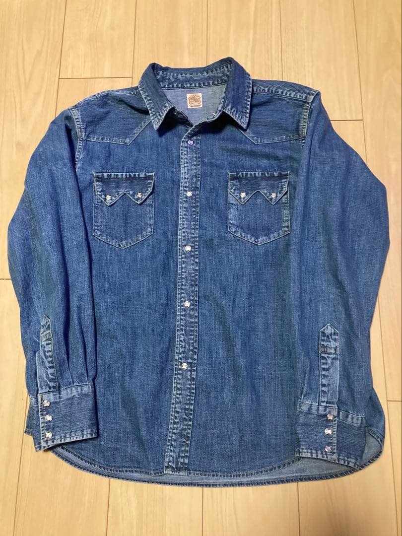 【完売】SD Denim Western Shirt Vintage Wash