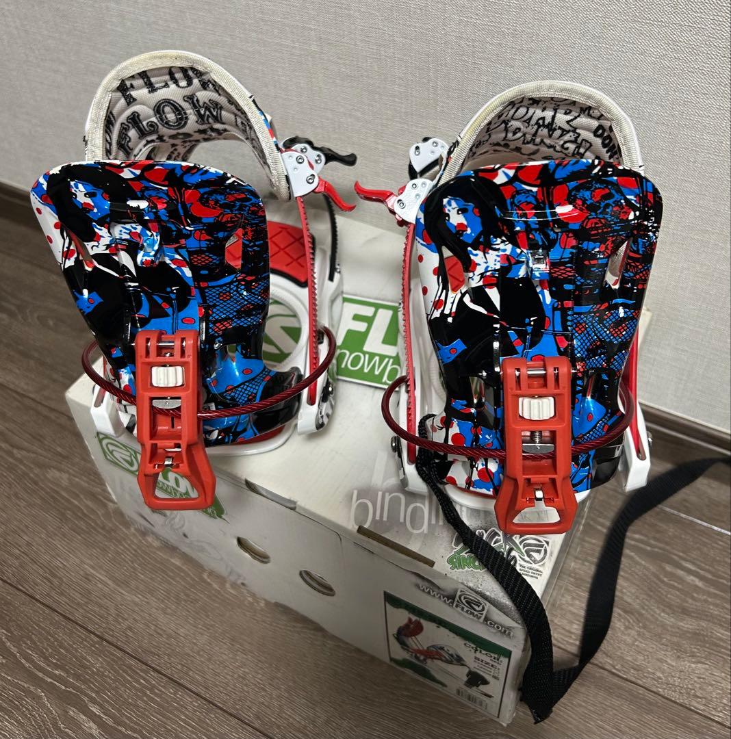 FLOW M9-SE スノーボード ビンディング M レッド