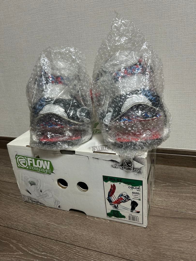 FLOW M9-SE スノーボード ビンディング M レッド