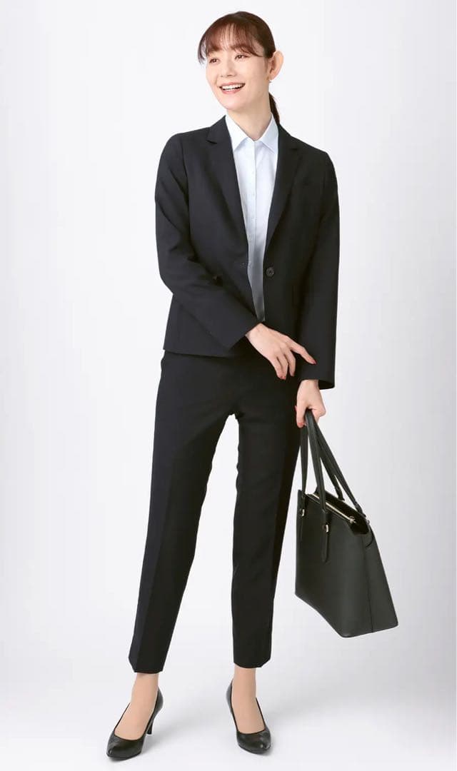 洋服の青山 ウォッシブルスーツ ネイビー 3点セット