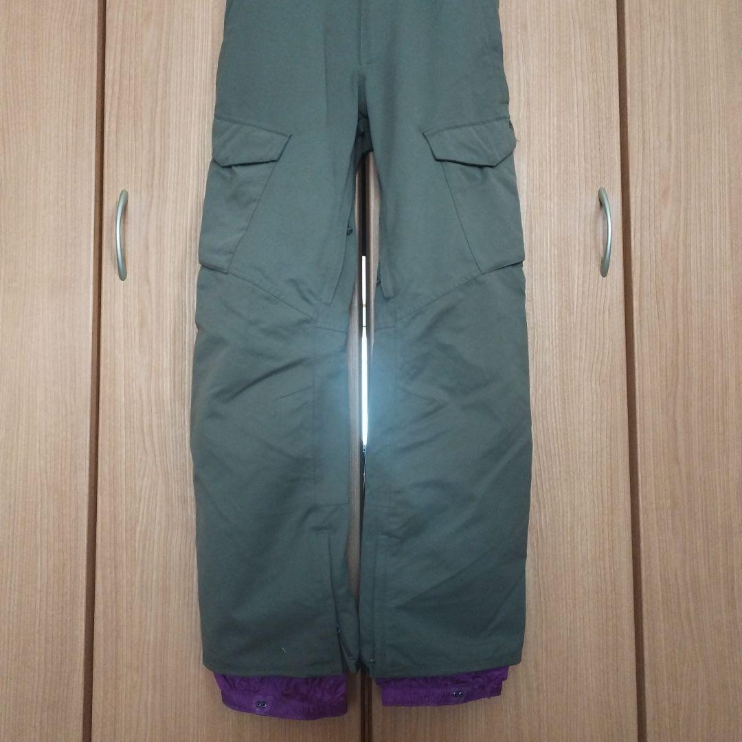 BURTONオリーブグリーン ビブパンツ 男性用