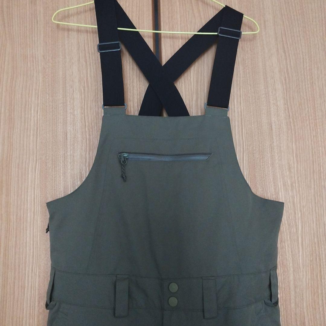 BURTONオリーブグリーン ビブパンツ 男性用