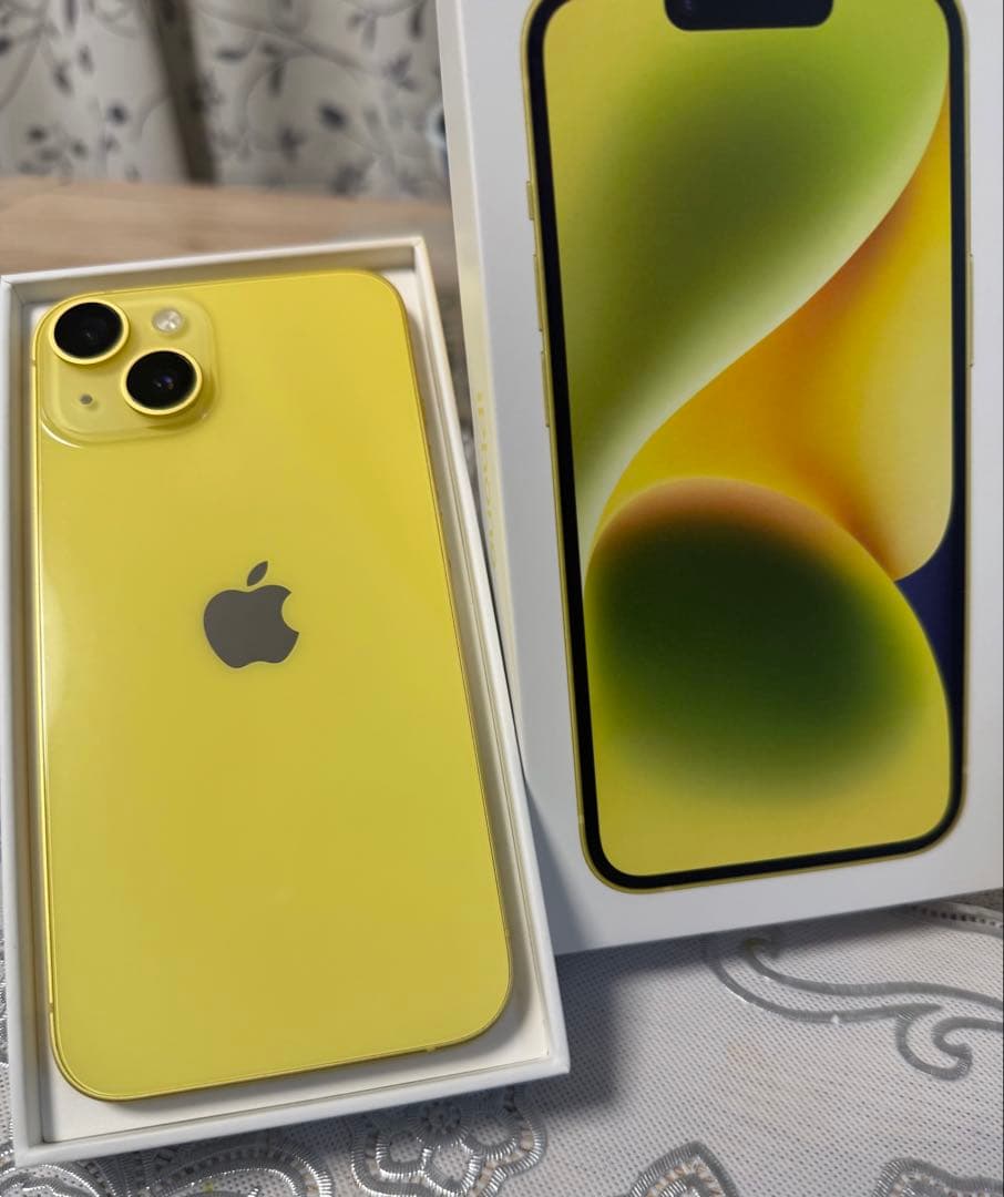 Iphone 14 128gb SIM フリー イエロー