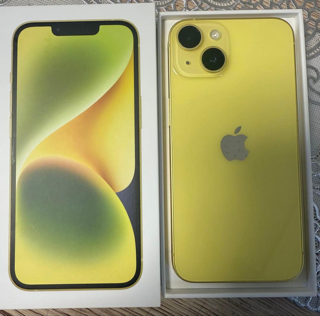 Iphone 14 128gb SIM フリー イエロー