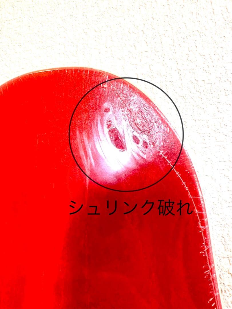 【新品】BAKER スケートボードデッキ ヒョウ柄 赤