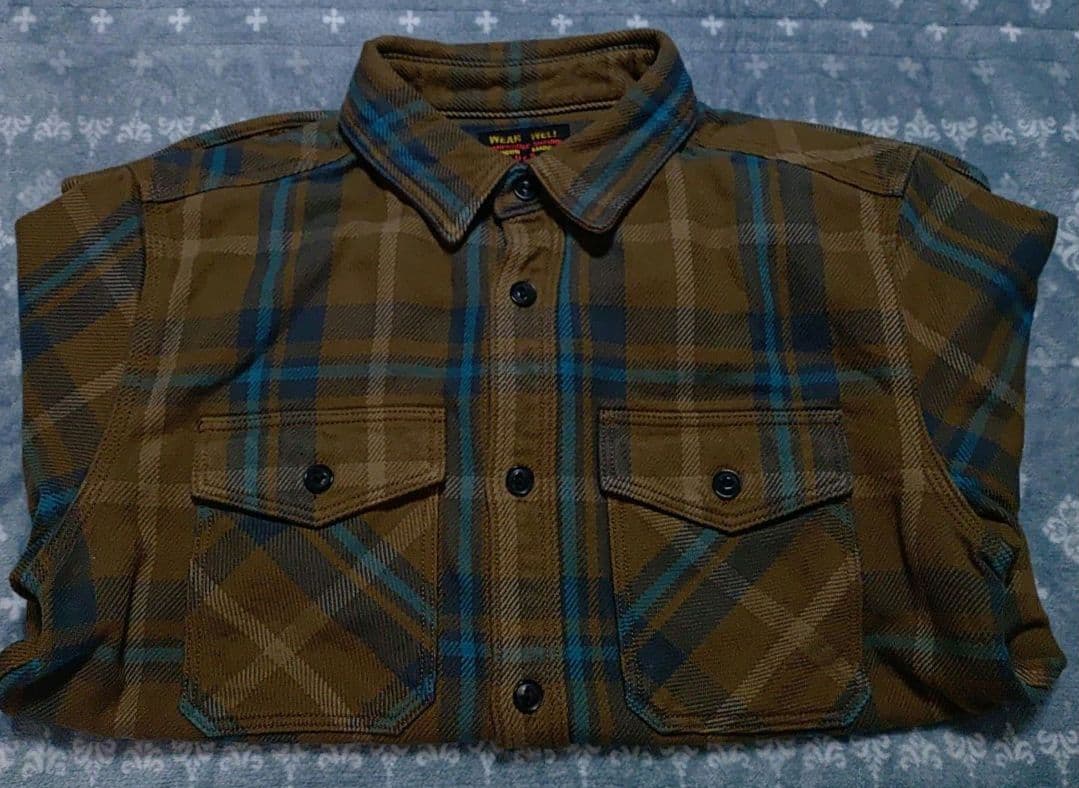 ウエス UES 長袖シャツ 502551 エクストラヘビーネルシャツ L