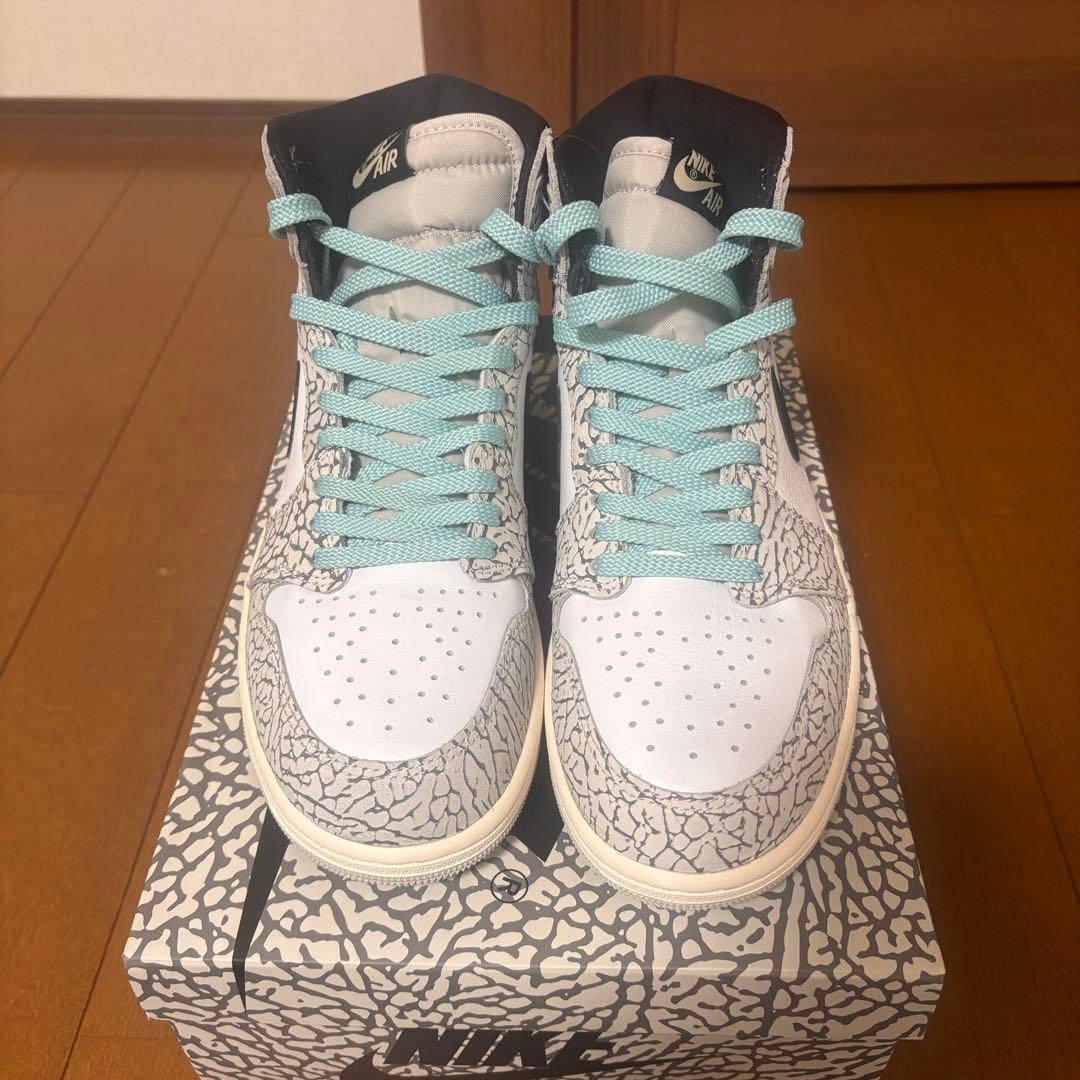 未使用 Nike Air Jordan1 High ホワイトセメント 28cm