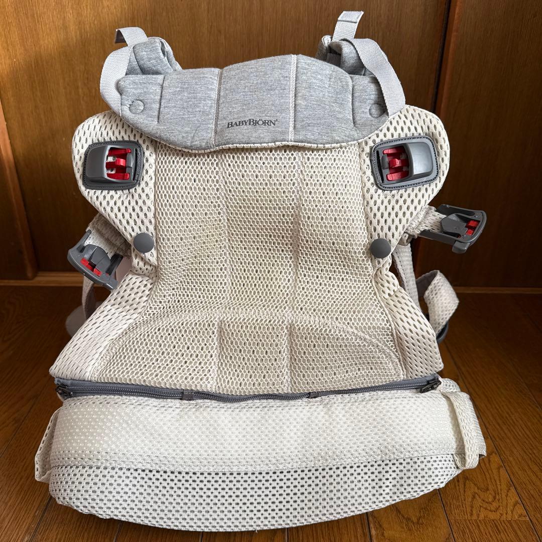 BABYBJÖRN 抱っこ紐 メッシュ グレー/ホワイト