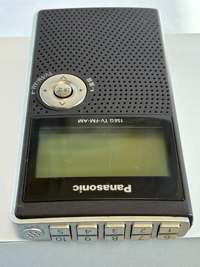 Panasonic ワンセグTV音声-FM-AM 3バンドレシーバー【完動品】