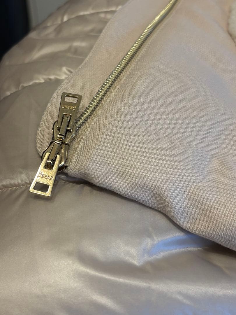 【美品】HERNO ヘルノ　エコファー　中綿　ショート　コート　ジャケット