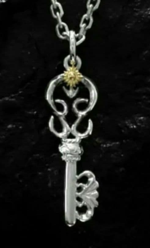 アリゾナフリーダム シルバー☓ k18ネックレストップ キーモチーフ