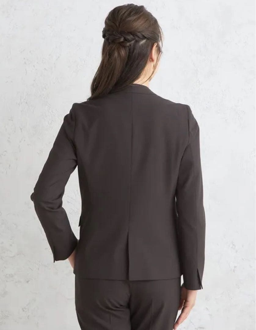 AOKI ダークブラウン ビジネススーツ 上下セット　LES MUES レミュー