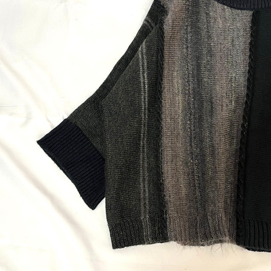 FUGAFUGA 佐藤繊維 アルパカ モヘヤ リネン ニットプルオーバー
