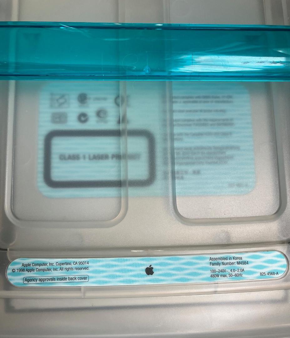 Apple iMac G3 本体・キーボード