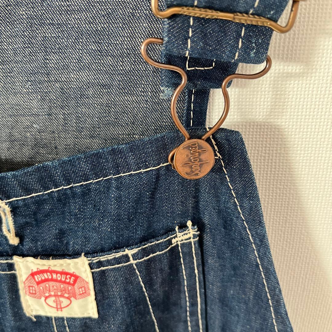 40s Round House ヴィンテージオーバーオール W36