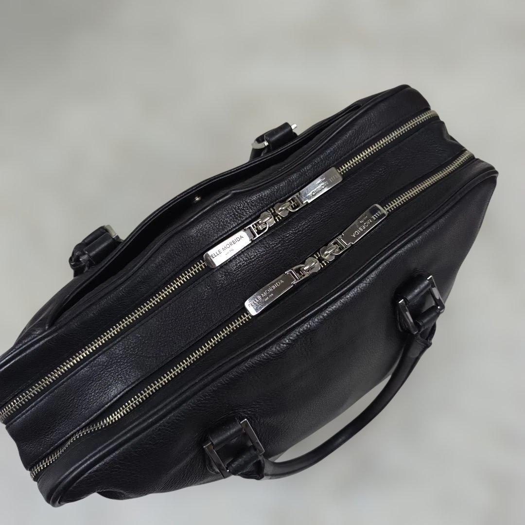 ✨希少✨ ペッレモルビダ ブリーフバッグ レザー 2way 2層 B4可 黒