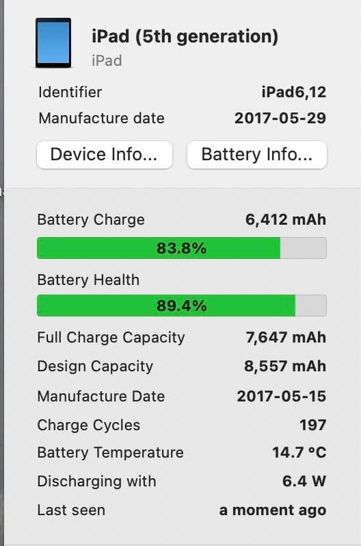 iPad 第5世代 Cellular シルバー 32GB A1823