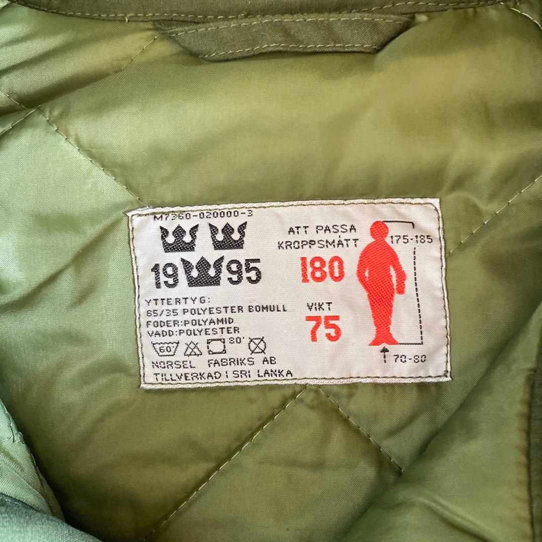 【実物】スウェーデン軍　m90 ゴールドウェザーパーカー　180/75