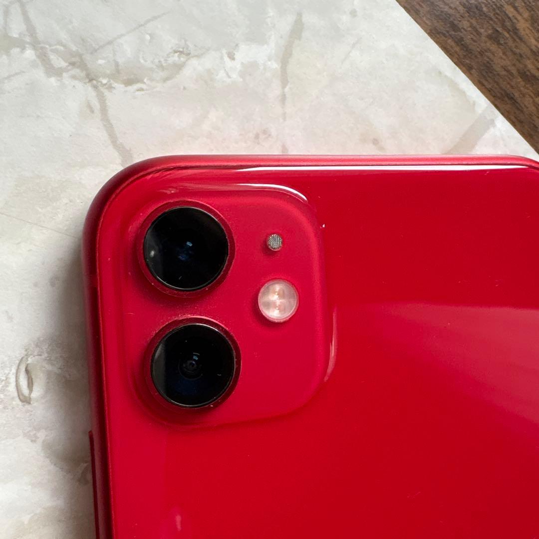 【美品】Apple iPhone 11 (PRODUCT)RED 64 GB