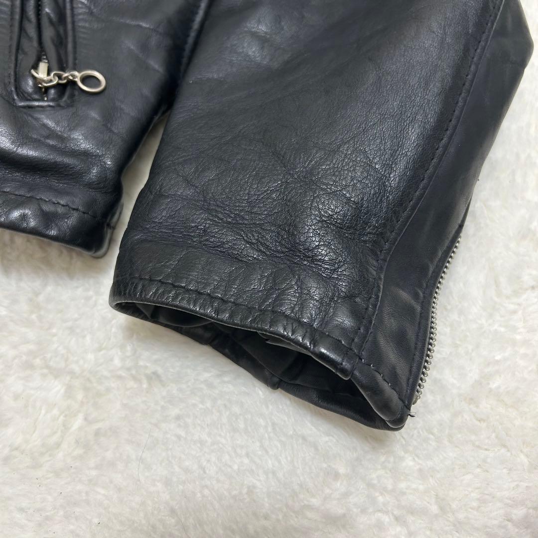 【希少サイズ42】ショット 141 シングルライダース レザージャケット XL