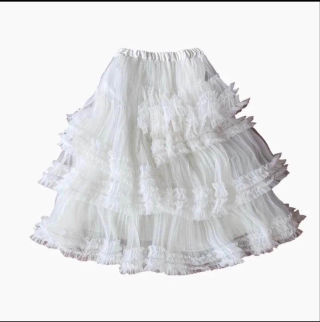 【Treat Ürself】【完売商品】blooming tulle skirt