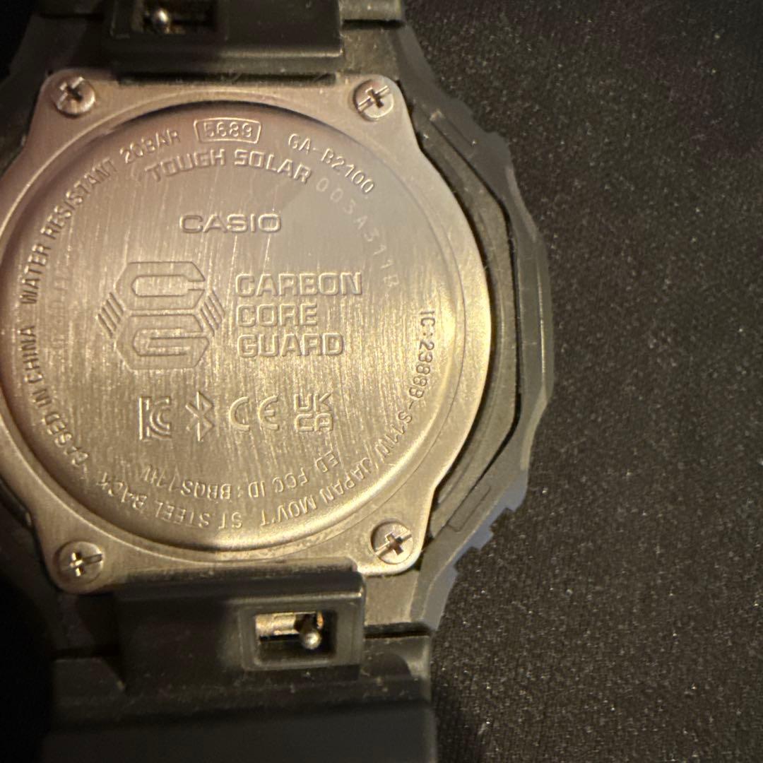 G-SHOCK GA-2100 ブラック/レッド