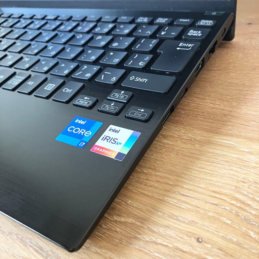 VAIO/16G/i7/SSD/カメラ/Win11pro/軽量/ノートパソコン
