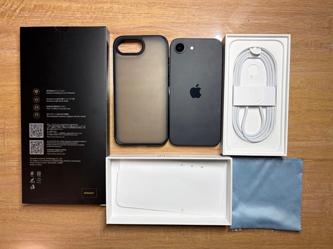 iPhone16e 128GB ブラック バッテリー100%