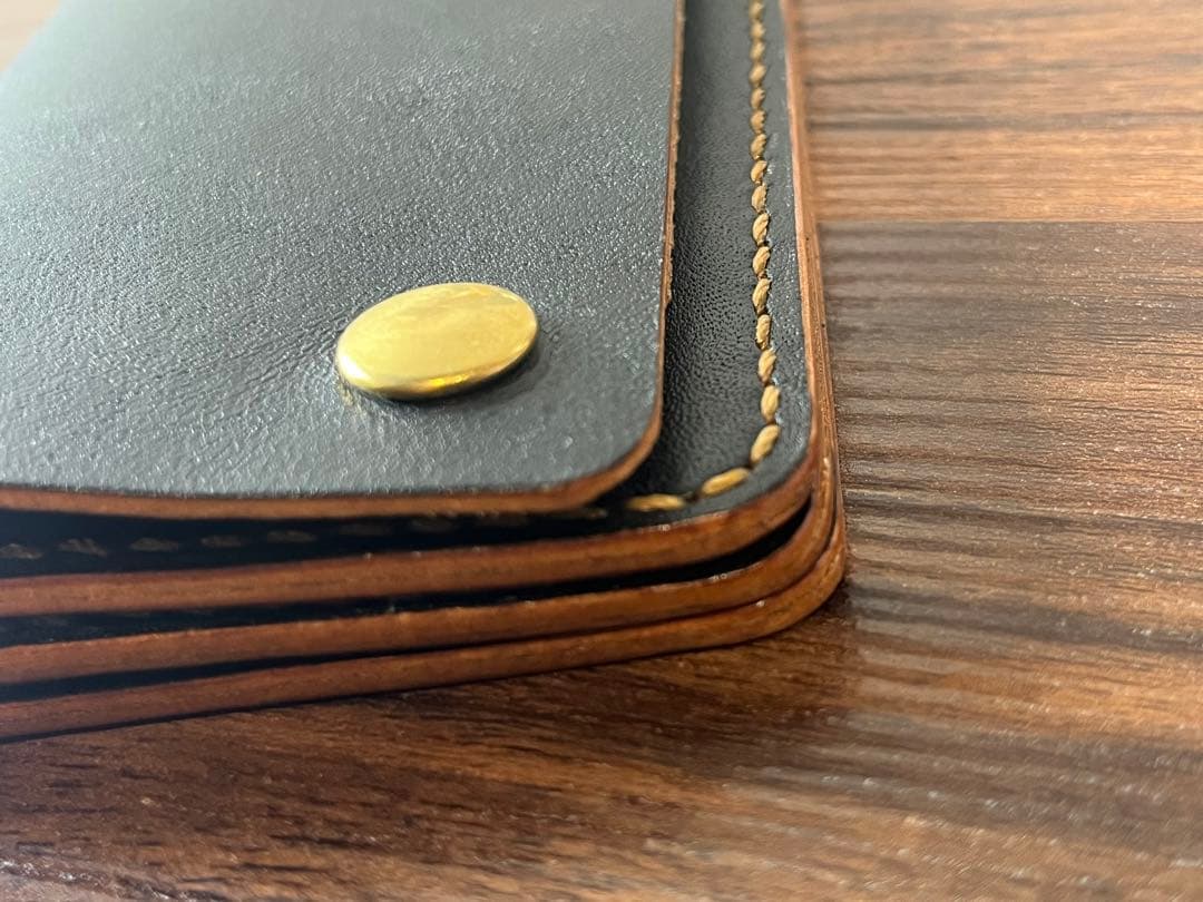 茶芯　トラッカーウォレット　栃木レザー 002