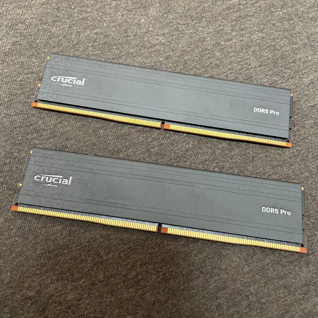 crucial DDR5 Pro メモリモジュール 2枚セット