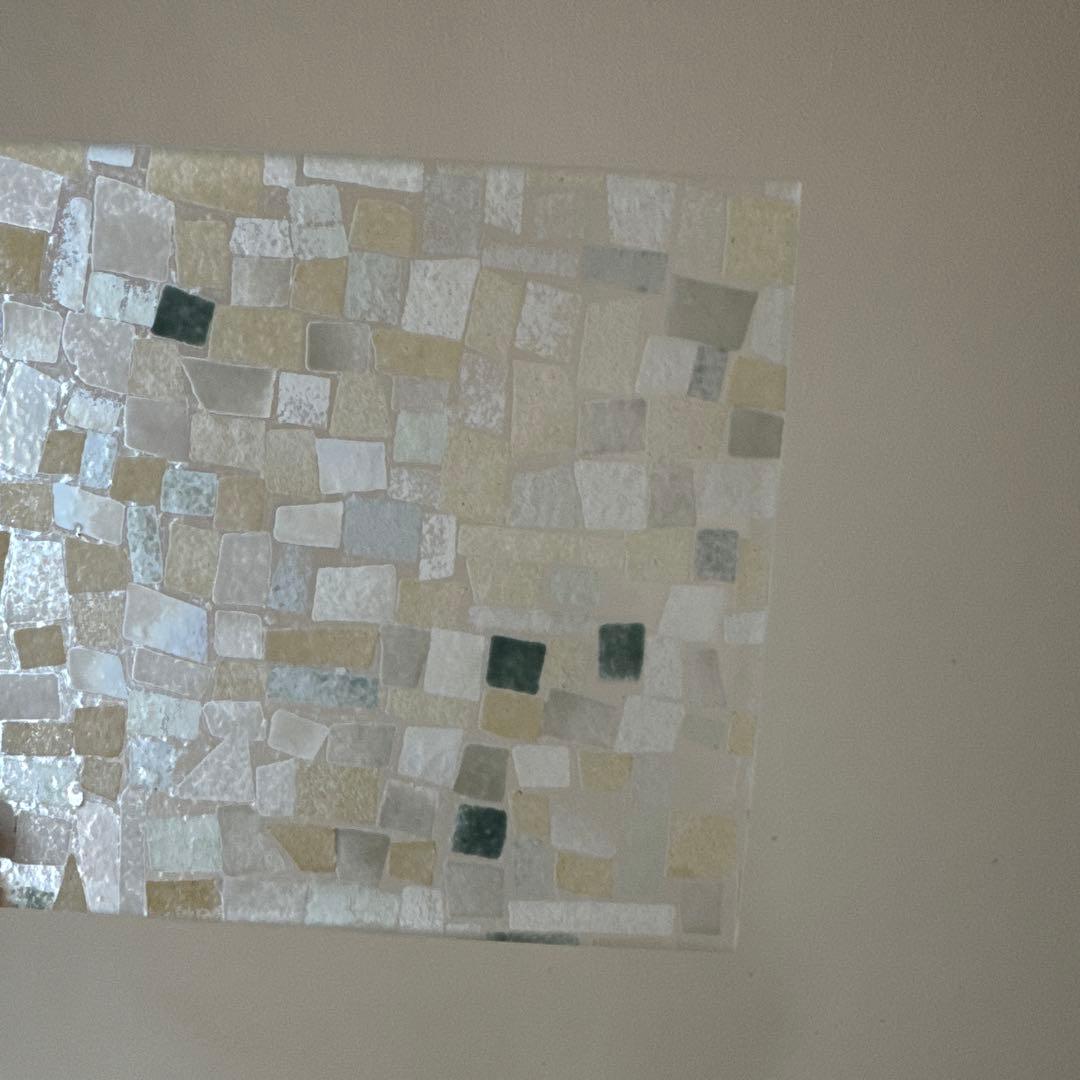 ガラス作家　八木麻子　ガラスプレート　モザイク