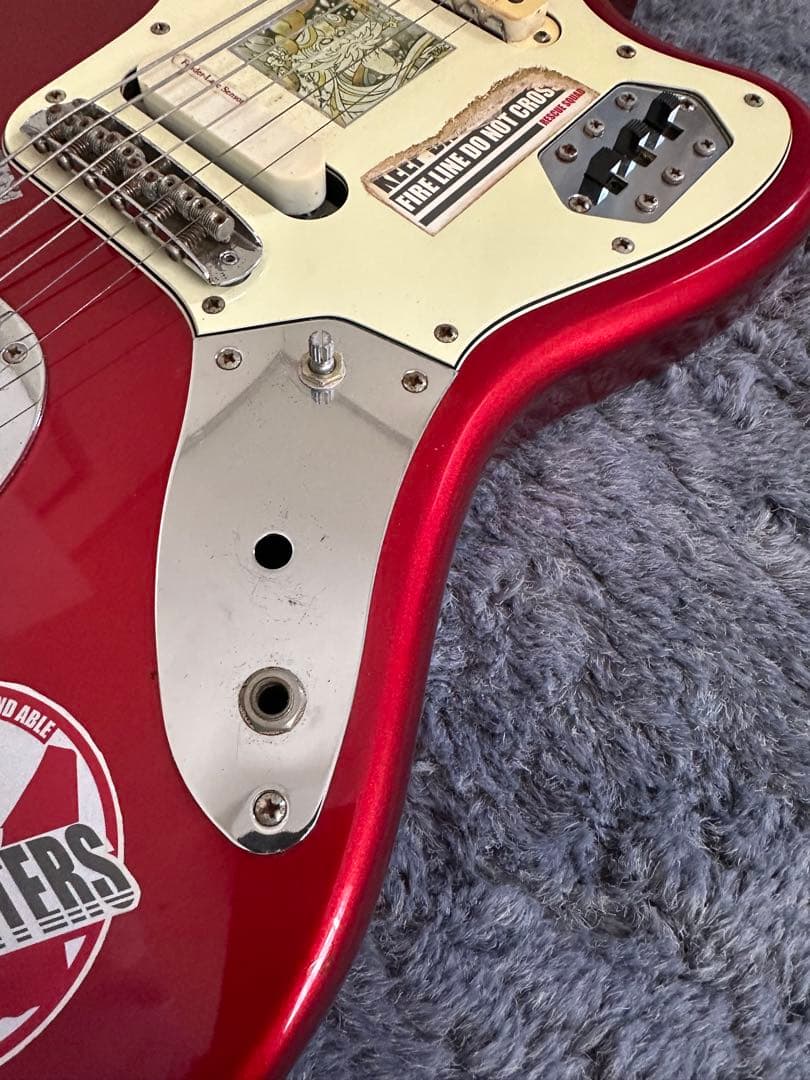 カ*s様 fender japan jaguar candy apple red