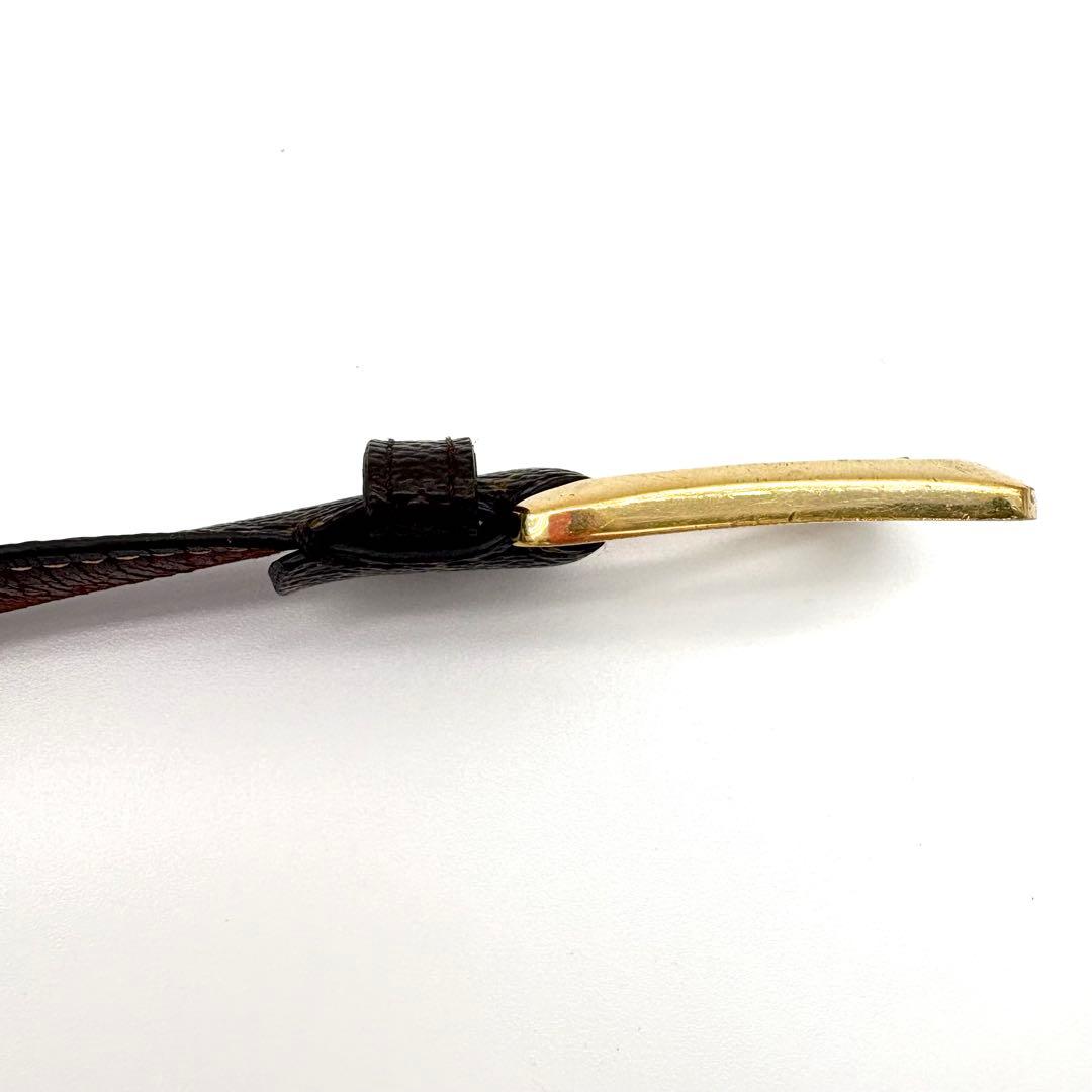 VUITTON　ベルト　モノグラム　サンチュール　レザー　PVC　ゴールド