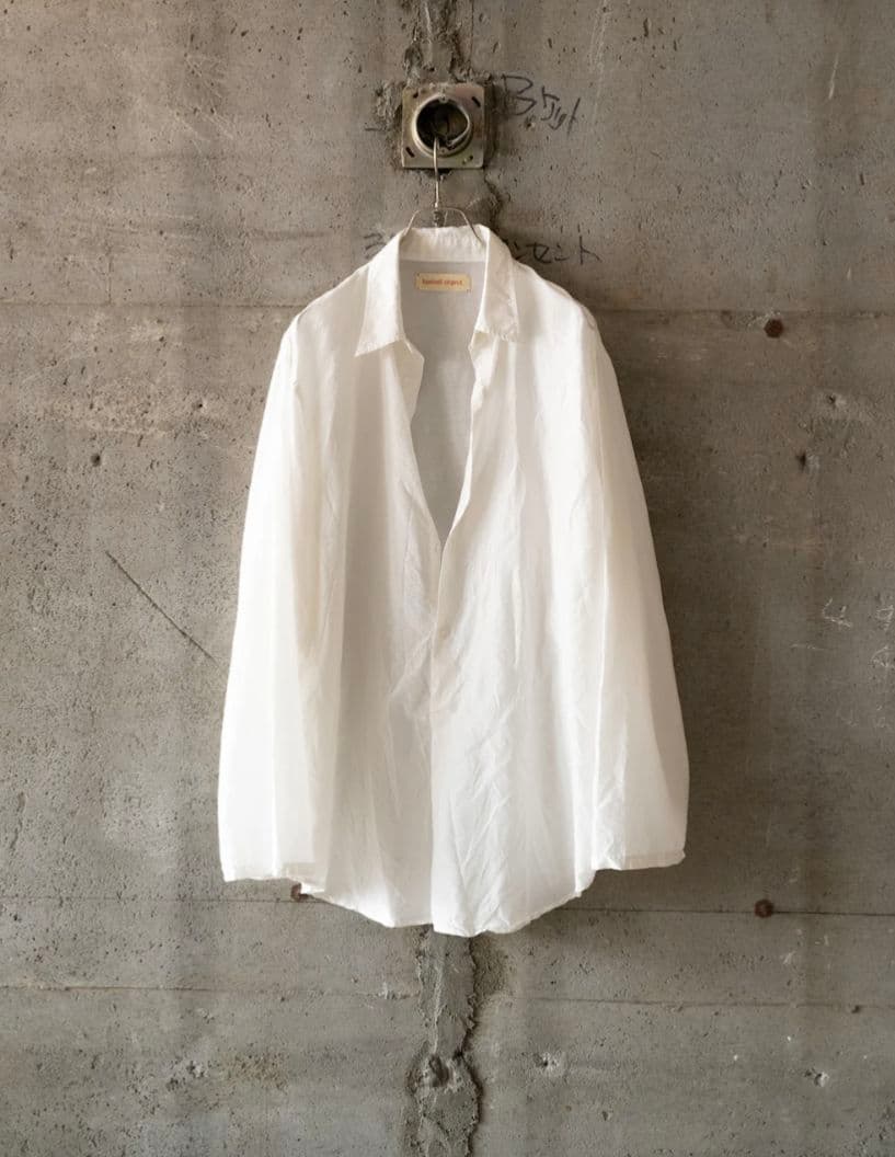 トップス barbell object bo-24s-s01 loan po white