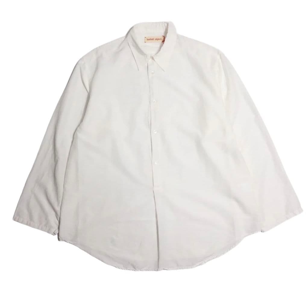 トップス barbell object bo-24s-s01 loan po white