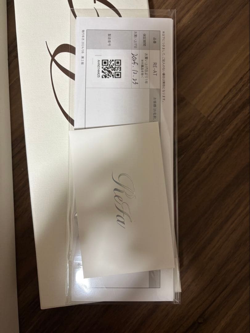 ReFa ストレートヘアアイロン ブラック とハートミニブラシ　ローズゴールド