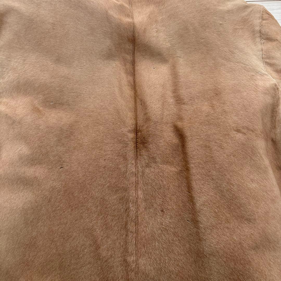 CASUAL プラダ　PRADA ハラコJKT レザーJKT ファー付き