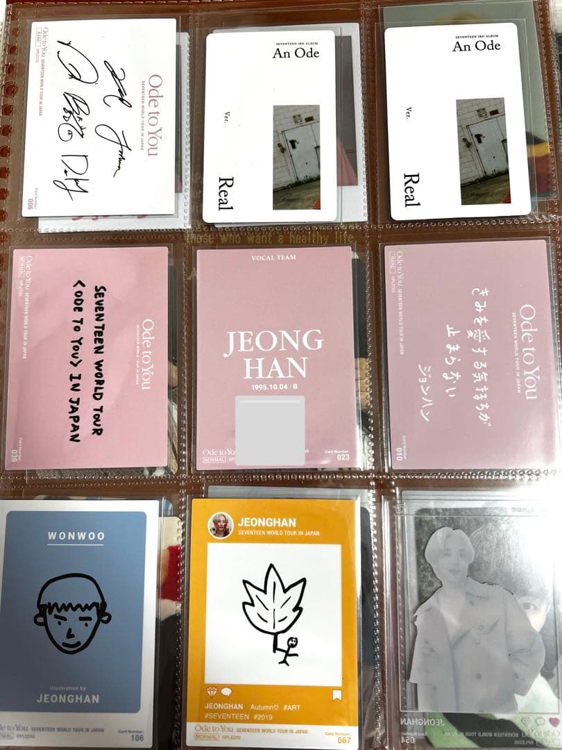 SEVENTEEN ジョンハン トレカ まとめ売り ②