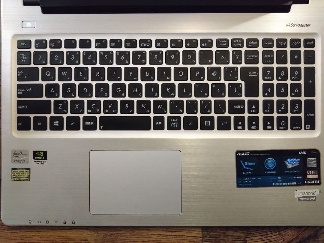 ASUS S56C S56CM-XX3517 初期化済