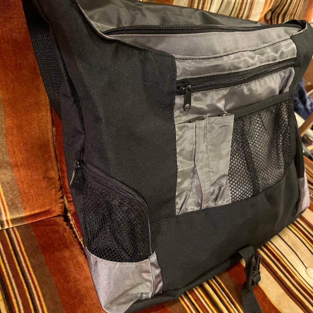 Apple メッセンジャーバッグ messenger bag y2k黒/グレー