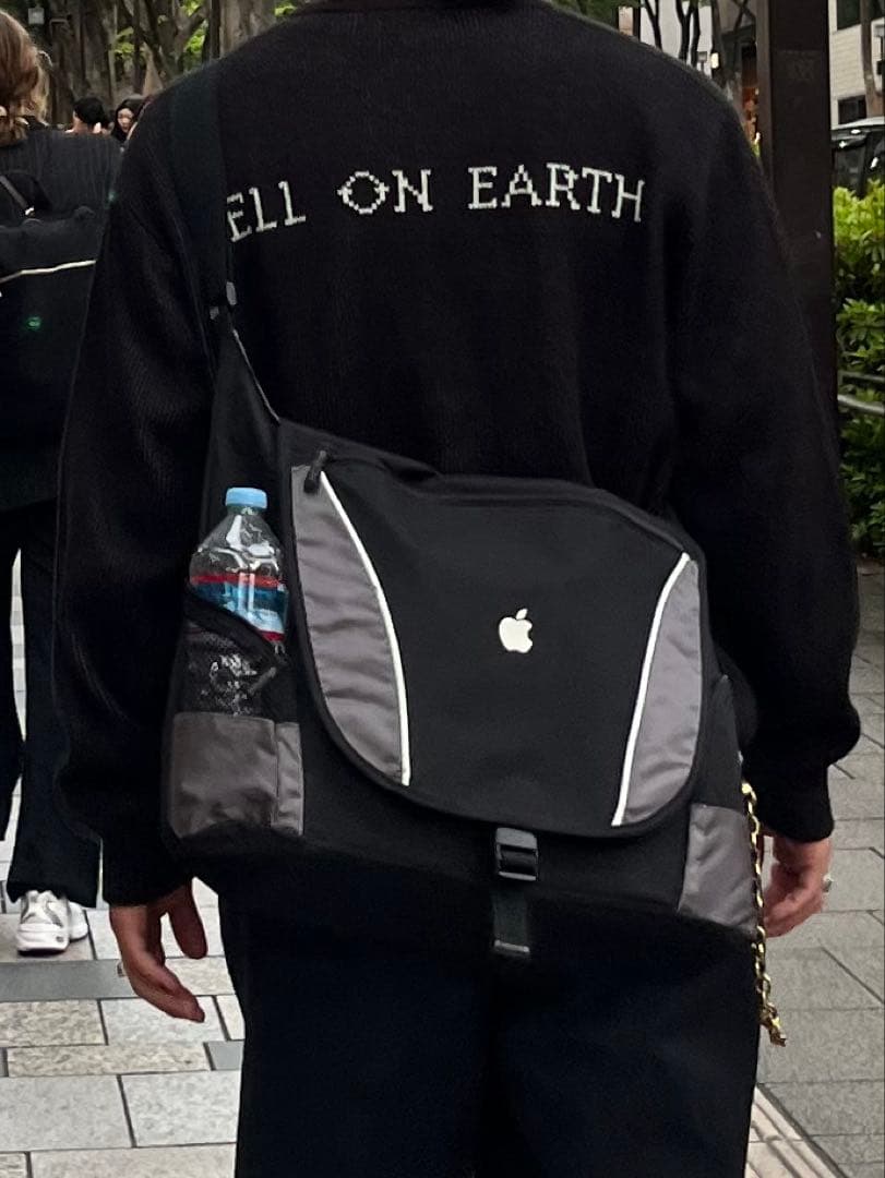 Apple メッセンジャーバッグ messenger bag y2k黒/グレー
