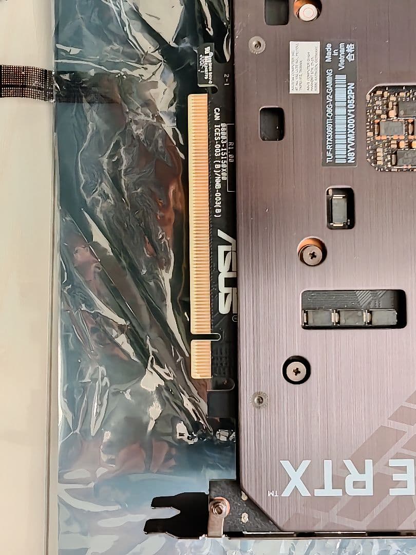 グラフィックボード・グラボ・ビデオカード ASUS TUF GamingGeForceRTX 3060 Ti 8GB OC