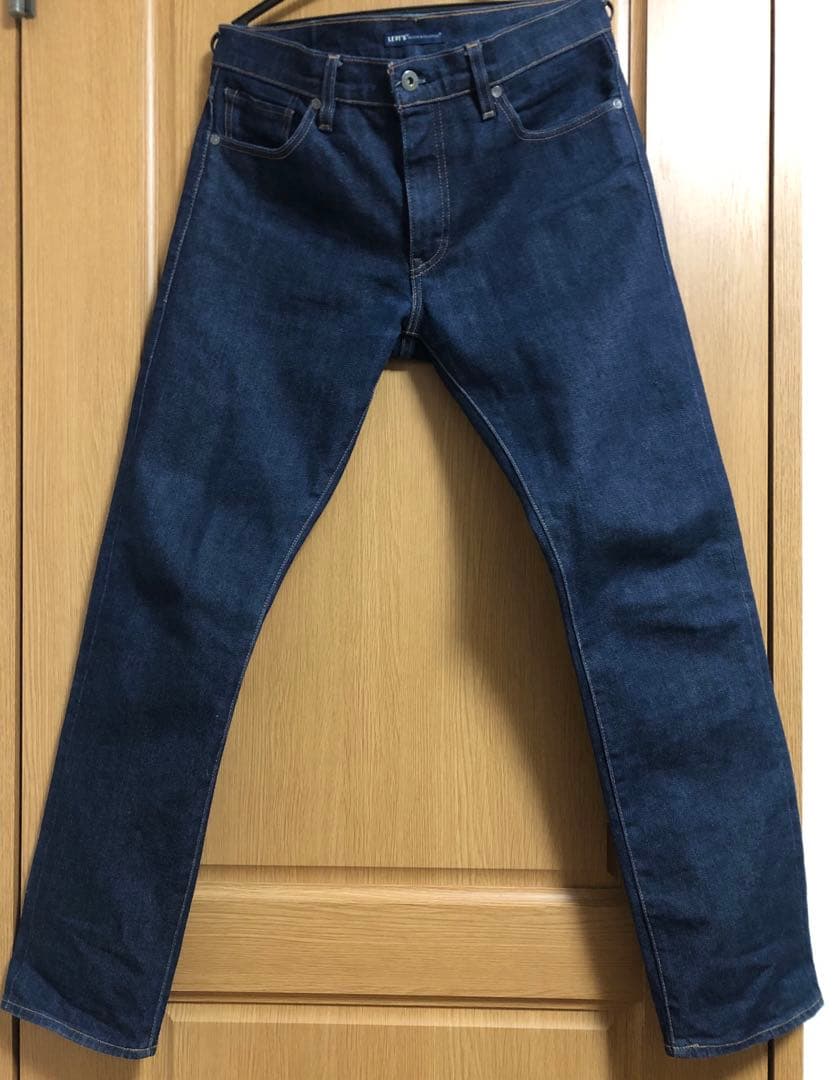 未使用級　Levi's 511 ユーロ製 青タブ ビッグE、セルビッチ、W33