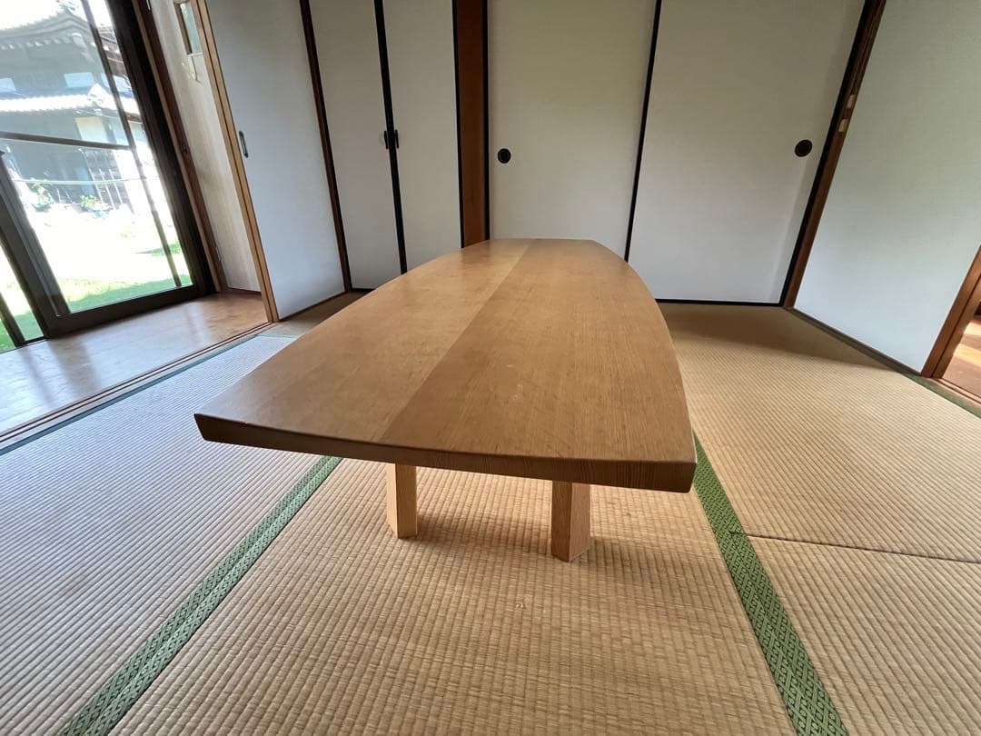 カンディハウス　ローテーブル　天然木（ナラ）　165cm