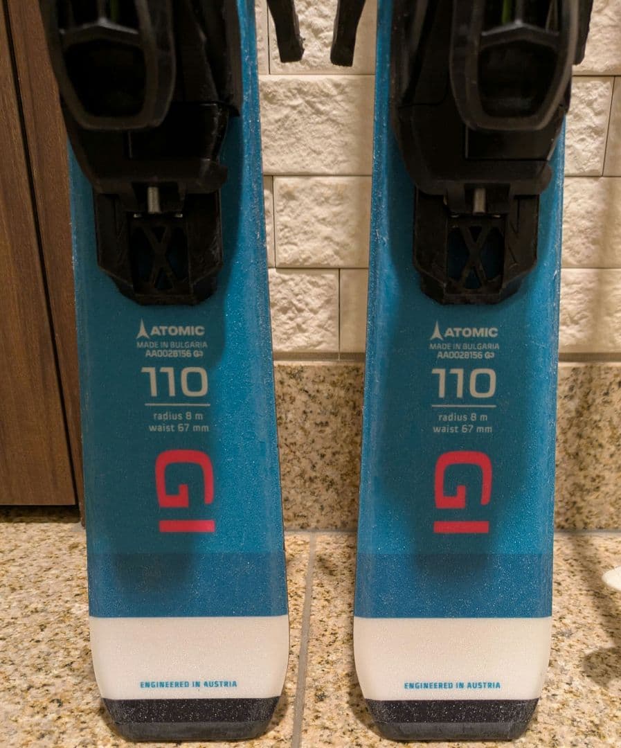 Atomic アトミック　スキー　ストック 2点 セット　110 cm