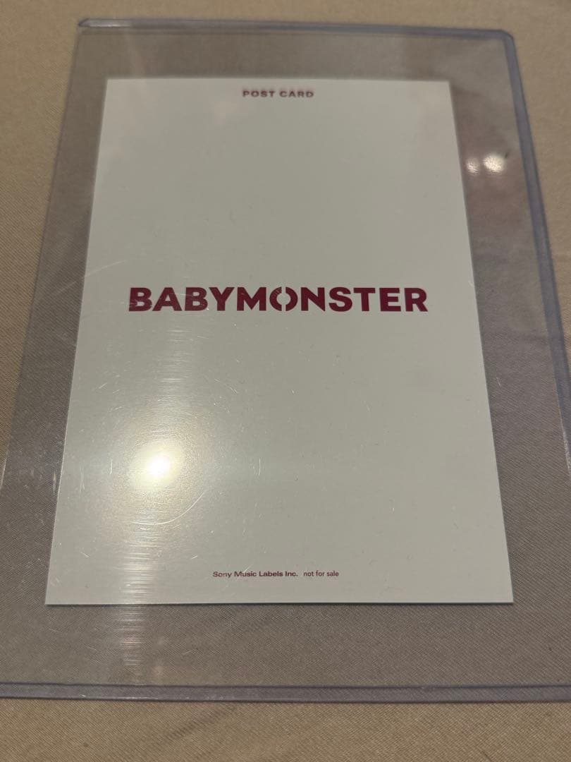 【マサト】BABYMONSTER アヒョン直筆サイン　ベイビーモンスター
