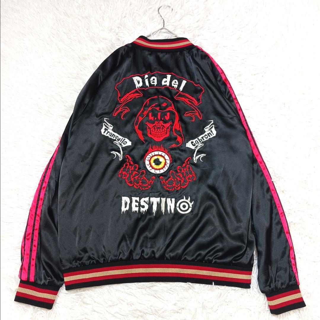 レア✨　大きいサイズ✨　スカジャン　刺繍　プロレス　リバーシブル　内藤哲也 XL