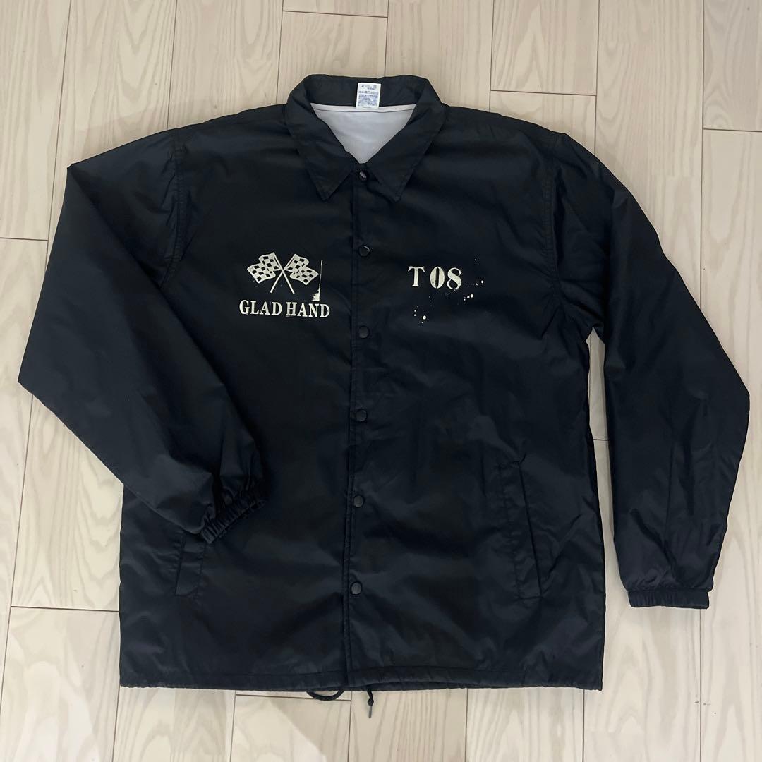 GLAD HAND ブラック　コーチジャケット　XL