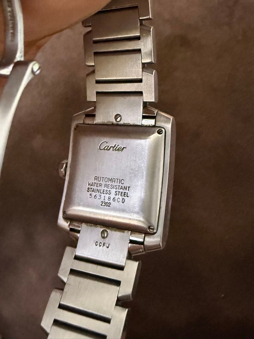 カルティエ　タンク　フランセーズ　LM 自動巻き　動作良好